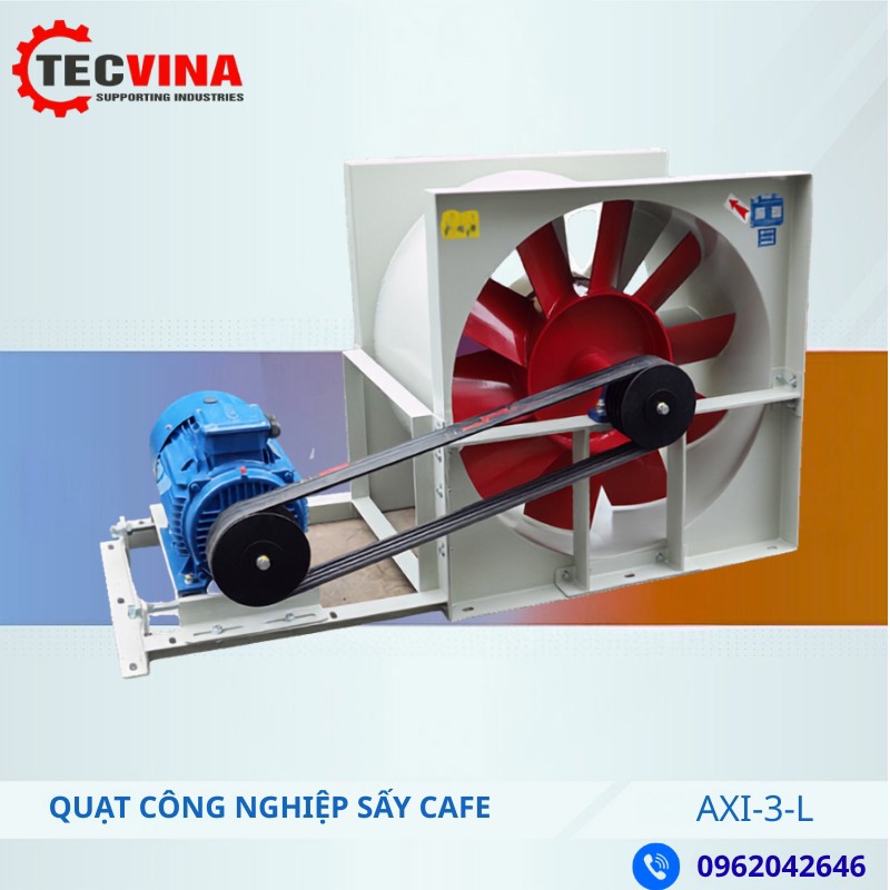 QUẠT CÔNG NGHIỆP SẤY CAFE AXI-3-L
